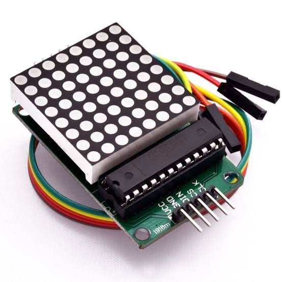 MAX7219 Red Dot Matrix Module MCU Control Display Module