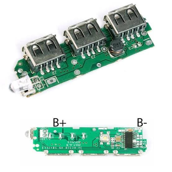 3 USB power Bank circuit 