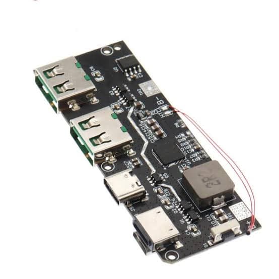 22.5W 4.5A Bi-Directional QC3 QC4 PD3.0 Dual USB Type-C Mobile Power Bank 18650 Charging Module with LED + NTC Temperature Protection