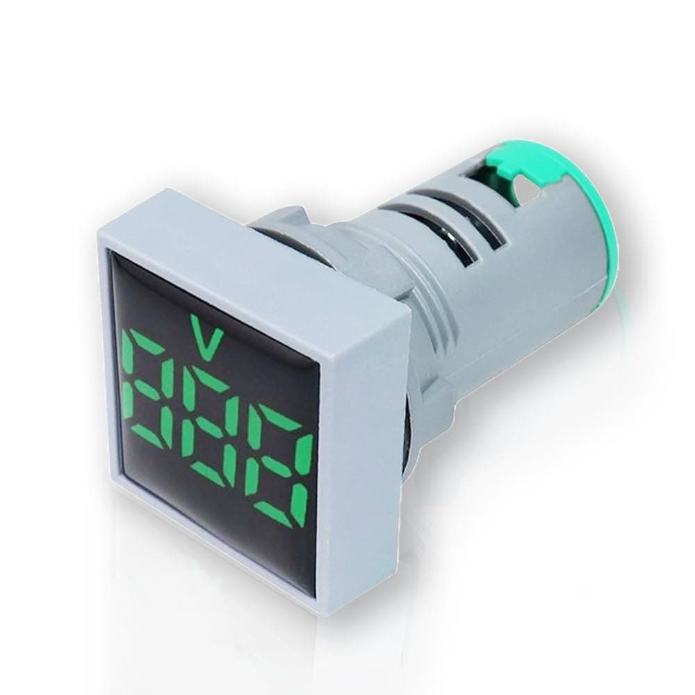 220V Ac Meter Square 